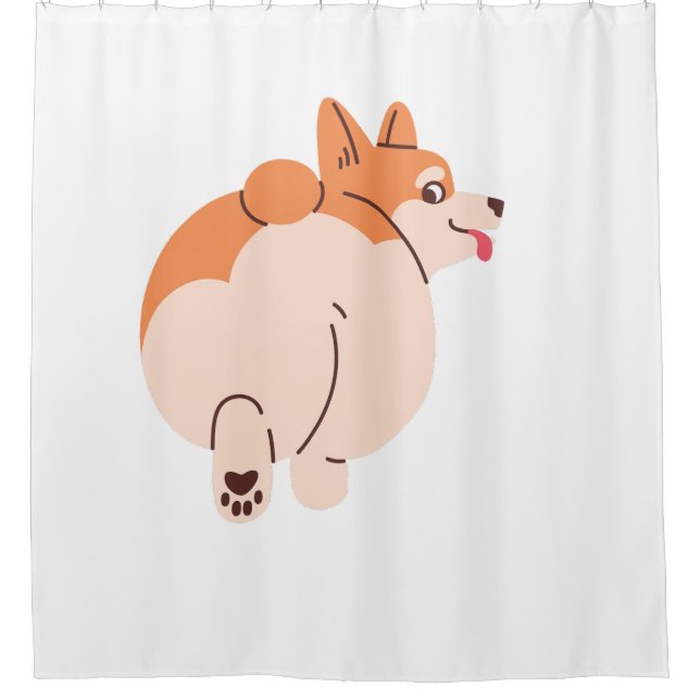 Cortina Para Box Cheeky Corgi (Frente)