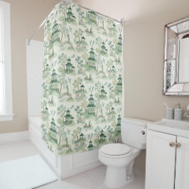 Cortina Para Box Chinoiserie Soft Green