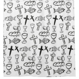 Cortina Para Box Christian Pattern