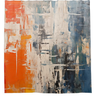 Cortina Para Box Chromatic Crossroads Abstract Digital Painting