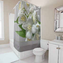 Cortina Para Box Cinza Branco E Verde