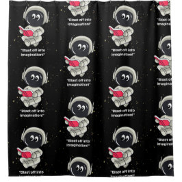 CORTINA PARA BOX CITAÇÃO ASTRONAUTA