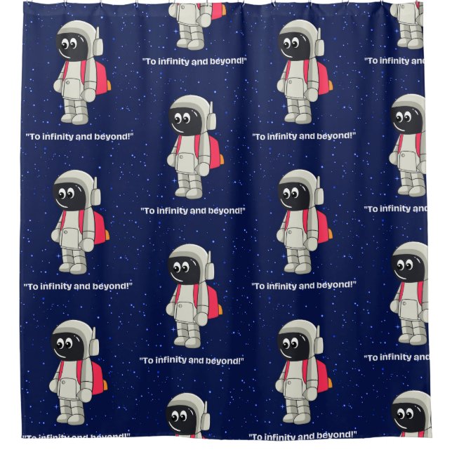 CORTINA PARA BOX CITAÇÃO DE ASTRONAUTA (Frente)