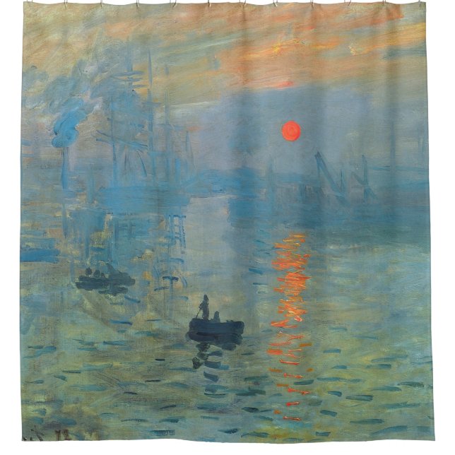 Cortina Para Box Claude Monet Impressão (Frente)