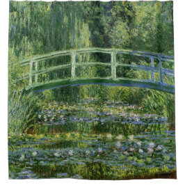 Cortina Para Box Claude Monet, Nenúfares e a Ponte Japonesa