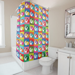 Cortina Para Box Cobaias do pop art