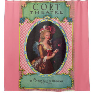 Cortina Para Box cobrir de playbill do Cort Theater 1930