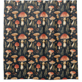 Cortina Para Box Cogumelo Florestal Magnético