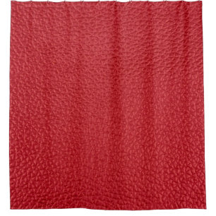 Cortina Para Box Coletor de tartaruga artificial vermelho-escuro.