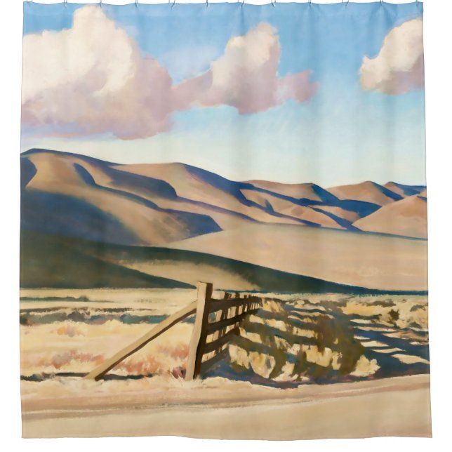 Cortina Para Box “Colinas de Nevada” por Maynard Dixon (Frente)