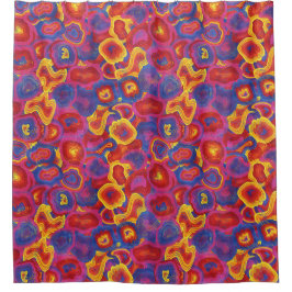 Cortina Para Box Colorful Abstract Geometric Shapes