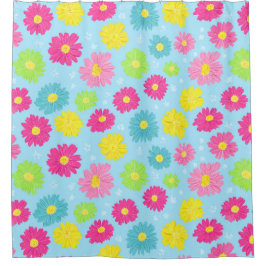 Cortina Para Box Colorful Daisies