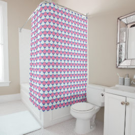 Cortina Para Box Colorful Quarter Circles Pattern Shower Curtain