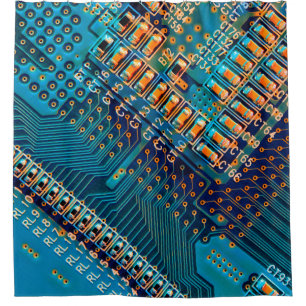 Cortina Para Box Conselho de circuito eletrônico fechado. computado