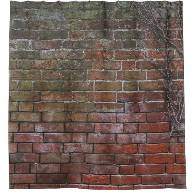 Cortina Para Box Conselho de madeira castanha e preta (Frente)