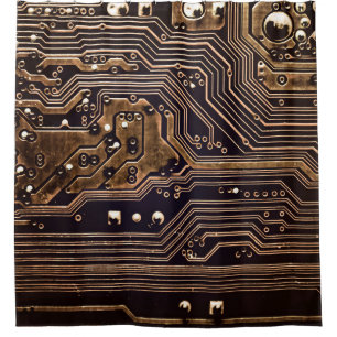 Cortina Para Box conselho do circuito do ouro. Hardware eletrônico