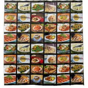 Cortina Para Box Conselho do menu de fotos do restaurante chinês T