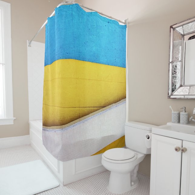 Cortina Para Box Construção com bateria - Abstrato mínimo por STayl (In Situ)