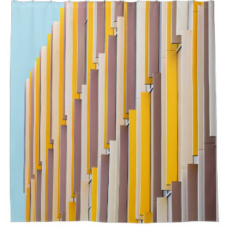 CORTINA PARA BOX CONSTRUÇÃO CONCRETA AMARELO DURANTE O DIA