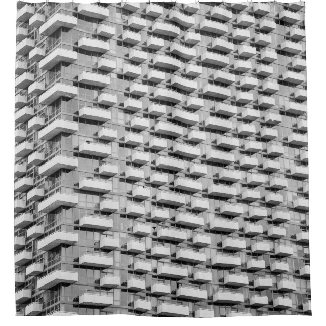 Cortina Para Box Construção de cinza (Frente)