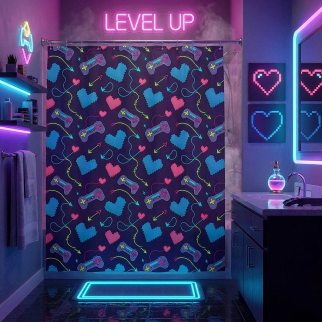 Cortina Para Box Controlador de Video Game Neon Gamer (Criador carregado)