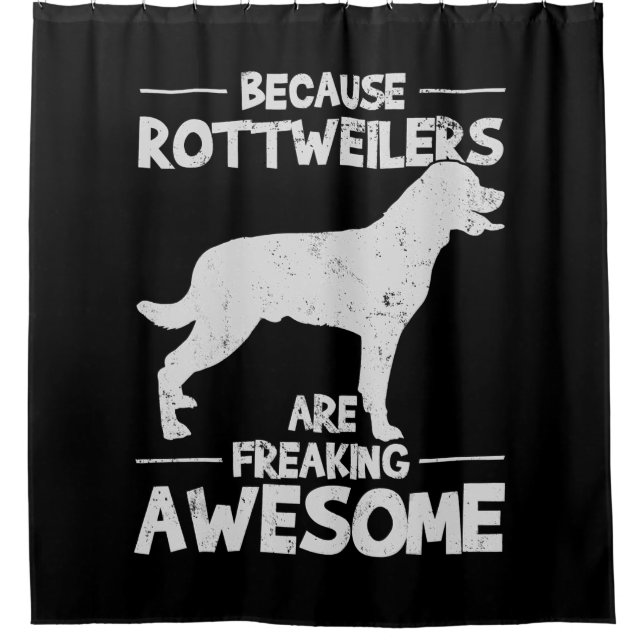 Cortina Para Box Cópia do T-Shirt Rottweiler (Frente)