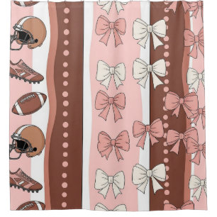 Cortina Para Box Coquette Futebol Laços Estampa de Leopardo (7)