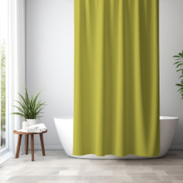 Cortina Para Box Cor Chartreuse Verde Amarelado Minimalista Simples