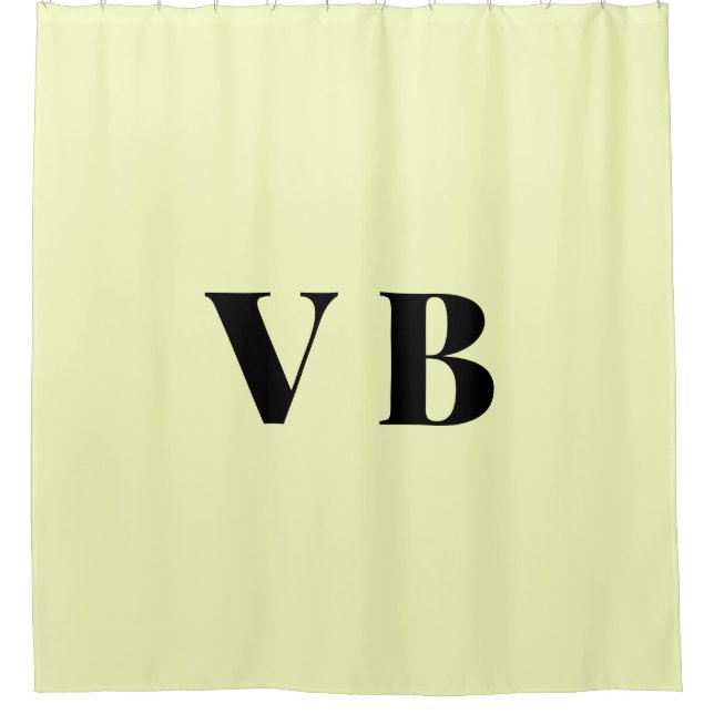 Cortina Para Box cor personalizada pastel simples mínima sólida per (Frente)