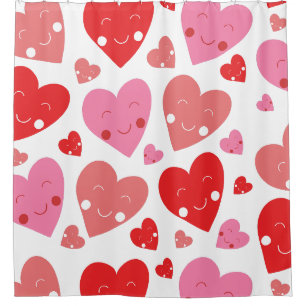 Cortina Para Box Coração de Amor