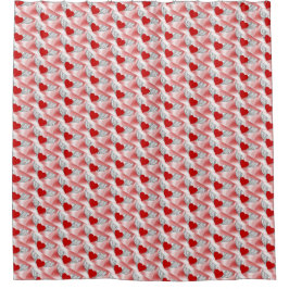 Cortina Para Box Corações Voadores Separados