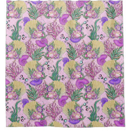 Cortina Para Box Coral Reef