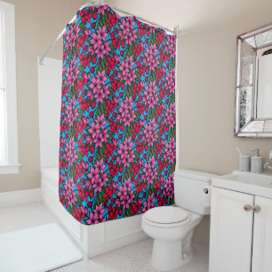 Cortina Para Box Cores loucas floral 