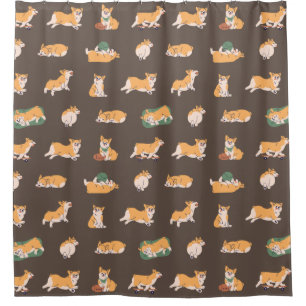 Cortina Para Box Corgi de Bela Reprodução