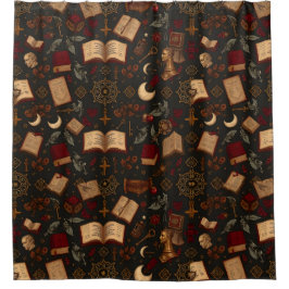 Cortina Para Box Cortina Chá Acadêmica Dark Scholarly