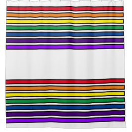 Cortina Para Box Cortina chá - Bares coloridos do arco-íris