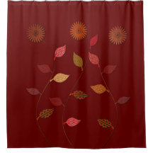 Cortina Chá das Folhas Vermelhas da Borda