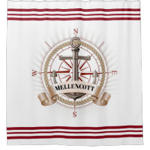 Cortina Chá de praia náutica