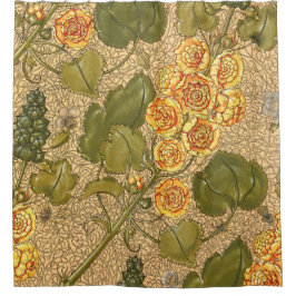 Cortina Para Box Cortina de Chá Amarelo Antiquado