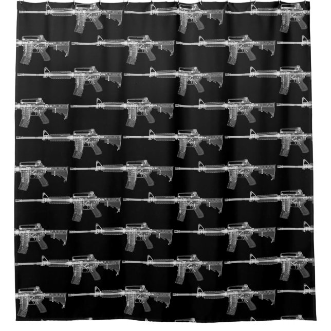 Cortina Para Box Cortina de chá AR-15 (Frente)