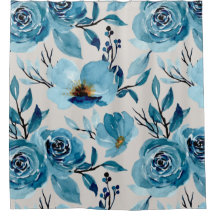 Cortina de Chá azul da Vintage