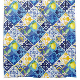 Cortina Para Box Cortina de chá azul de marinho de flor Magnolia