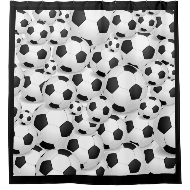 Cortina Para Box Cortina de Chá da Bola de Futebol (Frente)