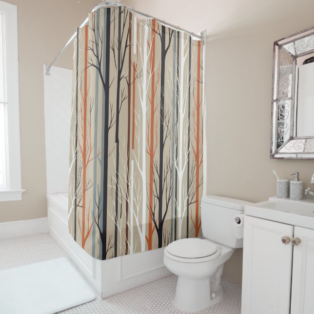 Cortina Para Box Cortina de Chá da Natureza escandinava (In Situ)