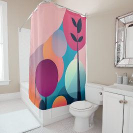 Cortina Para Box Cortina de Chá de Arte Moderna do Século médio