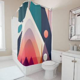 Cortina Para Box Cortina de Chá de Arte Moderna do Século médio