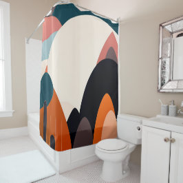 Cortina Para Box Cortina de Chá de Arte Moderna do Século médio - E