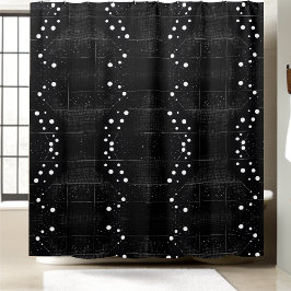 Cortina Para Box Cortina de Chá de Dotação Preta e Branca