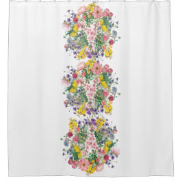 Cortina Para Box Cortina de Chá de flor selvagem