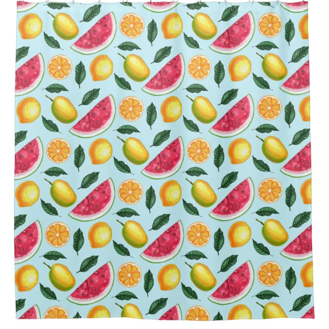 Cortina Para Box Cortina de Chá de Fruta tropical (Frente)